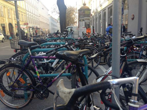 Fahrräder in Graz